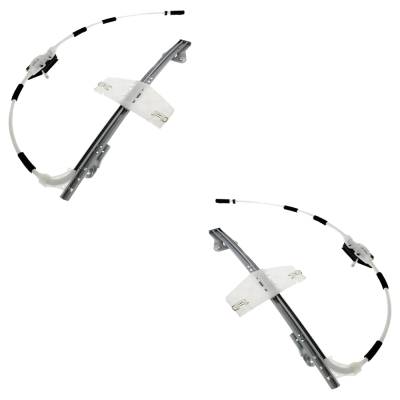 Rareelectrical - New Front Left And Front Right Window Regulator Compatible With Jeep Liberty Renegade 6 Cyl 3.7L - Image 6