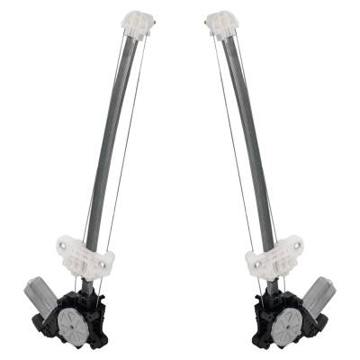 Rareelectrical - New Rear Left And Rear Right Window Regulator Compatible With Honda Fit Sport 4 Cyl 1.5L Fit Lx 4 - Image 4
