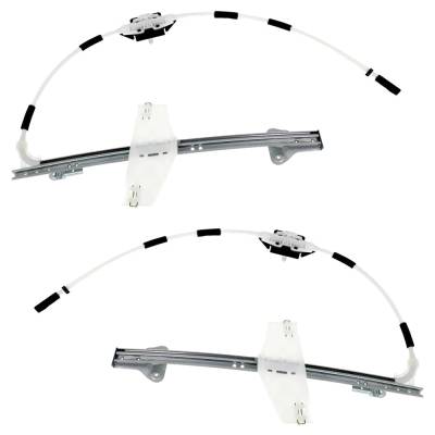 Rareelectrical - New Front Left And Front Right Window Regulator Compatible With Jeep Liberty Sport 6 Cyl 3.7L - Image 8
