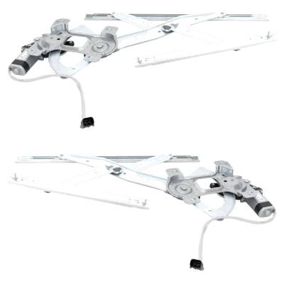 Rareelectrical - New Front Left And Front Right Window Regulator Compatible With Ford F-350 Super Duty Xlt 8 Cyl 6.2L - Image 11