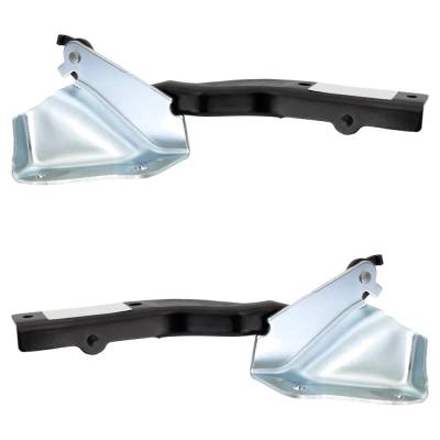 New Pair Of Hood Hinge Compatible With Nissan Titan Pro-4X 8 Cyl 5.6L Titan Sv 8 Cyl 5.6L 2017-2023