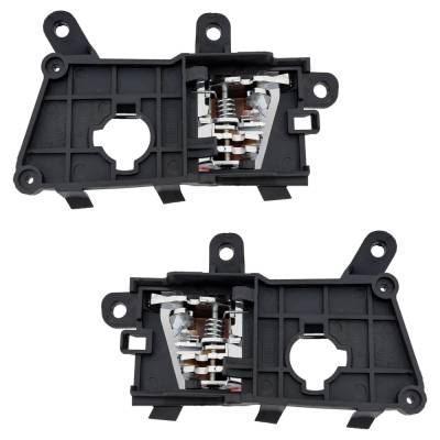 Rareelectrical - Front Pair Interior Door Handle Compatible With 2011-2016 Kia Optima Chrome Without Key Hole - Image 8