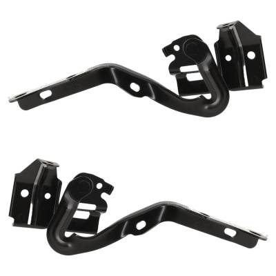 Rareelectrical - New Pair Of Hood Hinge Compatible With Toyota Prius V Base 4 Cyl 1.8L Prius V Four 4 Cyl 1.8L - Image 3