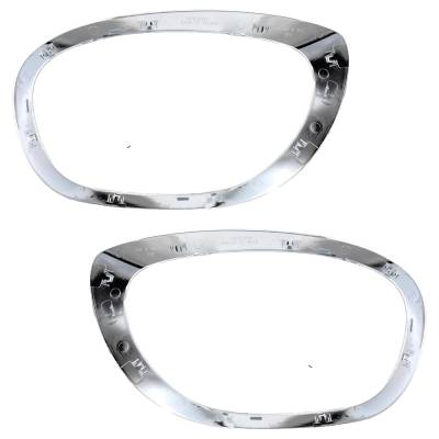 Rareelectrical - New Pair Of Headlight Bezel Compatible With Mini Cooper Countryman S 4 Cyl 2.0L Cooper Countryman S - Image 9