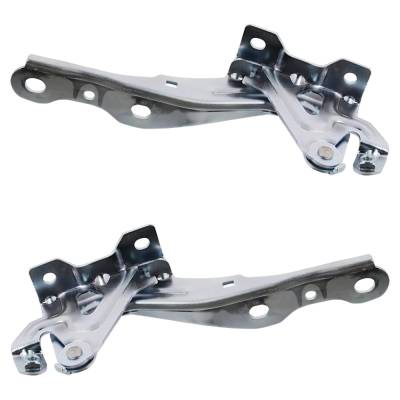 New Pair Of Hood Hinge Compatible With Chevrolet Spark Ls 4 Cyl 1.2L Spark Lt 4 Cyl 1.2L 2013-2015