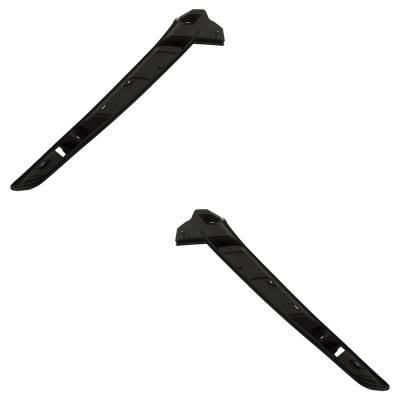Rareelectrical - New Pair Of Grille Trim Compatible With Honda Ridgeline Ex-L 6 Cyl 3.5L Ridgeline Lx-As 6 Cyl 3.5L - Image 2