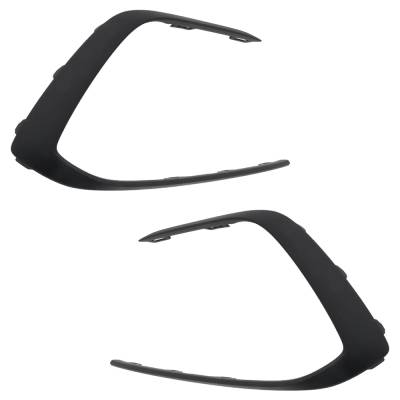New Front Left Outer And Front Right Outer Grille Trim Compatible With Volkswagen Gti Se 4 Cyl 2.0L