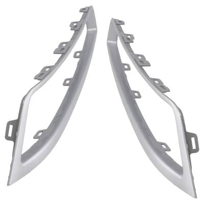 Rareelectrical - New Pair Of Grille Trim Compatible With Acura Mdx Base 2010-2013 Ac1038111 Ac1039111 71109Stxa00 - Image 3
