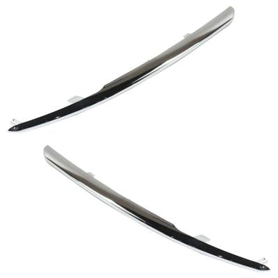 Rareelectrical - New Pair Of Grille Trim Compatible With Kia Optima Sx 4 Cyl 2.0L Optima Sx Limited 4 Cyl 2.0L - Image 2