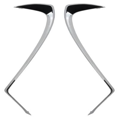 Rareelectrical - New Pair Of Grille Trim Compatible With Lexus Gs300 Base 4 Cyl 2.0L Gs450h F Sport 6 Cyl 3.5L - Image 1