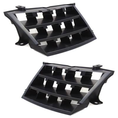 Rareelectrical - New Pair Of Grille Assembly Compatible With Nissan Rogue Sl 4 Cyl 2.5L Rogue S 4 Cyl 2.5L 2008-2010 - Image 5