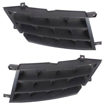 Rareelectrical - New Pair Of Grille Assembly Compatible With Nissan Rogue S 4 Cyl 2.5L Rogue Sl 4 Cyl 2.5L 2008-2010 - Image 9