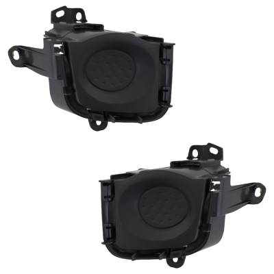 New Front Left And Front Right Fog Light Cover Compatible With Toyota Prius Base 2010-2011 By