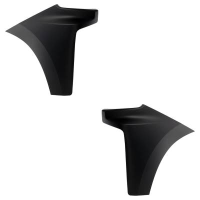 Front Left Outer And Front Right Bumper Filler Compatible With Chevrolet Silverado 1500 Custom 4 Cyl