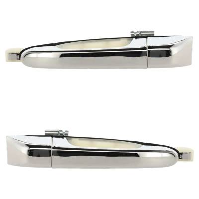 Rear Driver And Passenger Side Exterior Door Handle Compatible With 2006-2012 Kia Sedona Hyundai