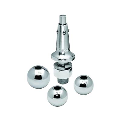 New Interchangeable Trailer Hitch Ball Set Compatible With 1-7/8 2 And 2-5/16 Inch Couplers 8000 Lbs