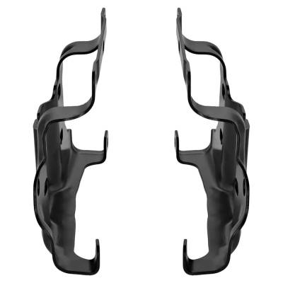 Rareelectrical - New Front Left And Front Right Bumper Bracket Compatible With Ford Bronco Big Bend Bronco Black - Image 4