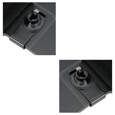 Rareelectrical - New Rear Left And Rear Right Bumper Bracket Compatible With Ford Bronco Base Bronco Black Diamond - Image 8