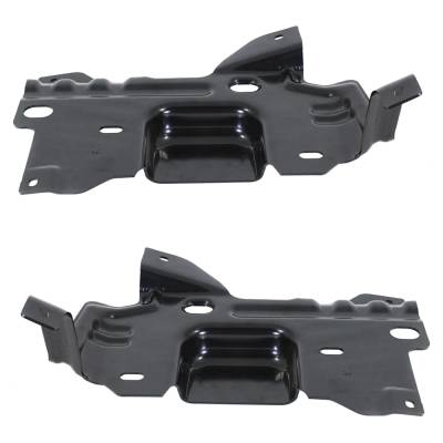 Rareelectrical - New Front Left And Front Right Bumper Bracket Compatible With Ford F-150 Lariat 8 Cyl 6.2L F-150 - Image 5