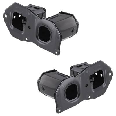 Rareelectrical - New Front Left And Front Right Bumper Bracket Compatible With Honda Civic Hybrid-L 4 Cyl 1.5L Civic - Image 2