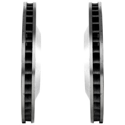 Rareelectrical - New Front Right And Front Left Brake Disc Compatible With Cadillac Chevrolet Corvette Base 8 Cyl - Image 3