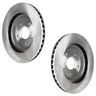Rareelectrical - New Front Right And Front Left Brake Disc Compatible With Cadillac Chevrolet Corvette Z06 8 Cyl 5.7L - Image 4