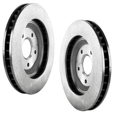 Rareelectrical - New Front Right And Front Left Brake Disc Compatible With Cadillac Chevrolet Xlr Platinum 8 Cyl 4.6L - Image 6