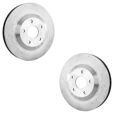 Rareelectrical - New Front Right And Front Left Brake Disc Compatible With Cadillac Chevrolet Xlr Platinum 8 Cyl 4.6L - Image 2