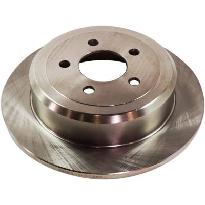 New Solid Brake Disc Compatible With Dodge Jeep Liberty Sport 6 Cyl 3.7L Nitro Detonator 6 Cyl 4.0L