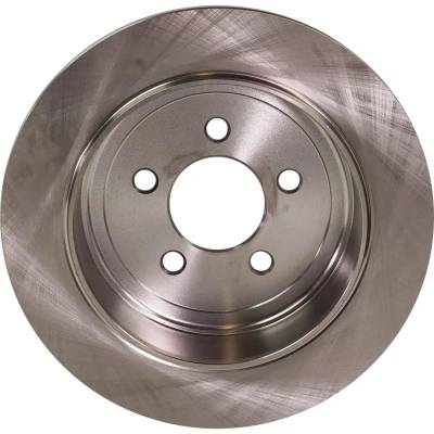 Rareelectrical - New Solid Brake Disc Compatible With Dodge Jeep Liberty Sport 6 Cyl 3.7L Nitro Detonator 6 Cyl 4.0L - Image 3