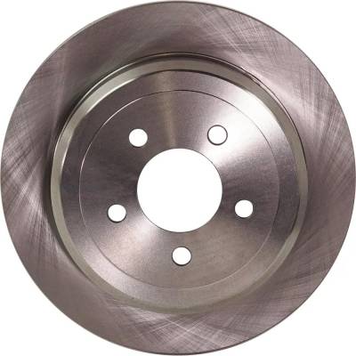 Rareelectrical - New Solid Brake Disc Compatible With Dodge Jeep Liberty Sport 6 Cyl 3.7L Nitro Detonator 6 Cyl 4.0L - Image 2
