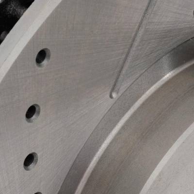 RAREELECTRICAL - New Cross-Drilled Brake Disc Compatible With Pontiac Scion Toyota Corolla Xrs 4 Cyl 1.8L Vibe Gt 4 - Image 4