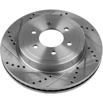 Rareelectrical - New Performance Rotor Brake Disc Compatible With Dodge Dakota Base 6 Cyl 3.7L Dakota Sport 6 Cyl - Image 8
