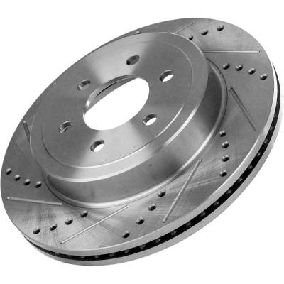 Rareelectrical - New Performance Rotor Brake Disc Compatible With Dodge Dakota Base 6 Cyl 3.7L Dakota Sport 6 Cyl - Image 7