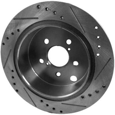 Rareelectrical - New Solid Brake Disc Compatible With Subaru Crosstrek Touring 4 Cyl 2.0L Forester 2.5I Touring 4 Cyl - Image 3
