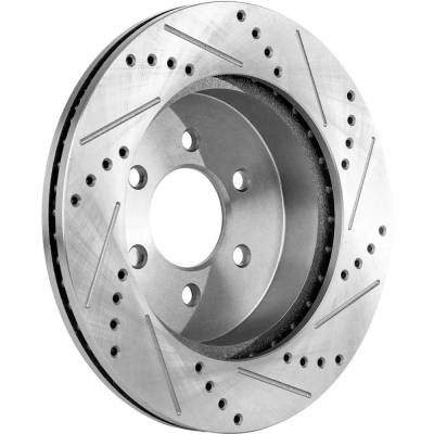 Rareelectrical - New Performance Rotor Brake Disc Compatible With Dodge Dakota Sport 6 Cyl 3.7L Dakota Slt Plus 8 Cyl - Image 3