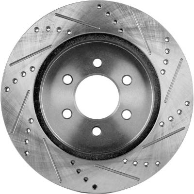 Rareelectrical - New Performance Rotor Brake Disc Compatible With Dodge Dakota Sport 6 Cyl 3.7L Dakota Slt Plus 8 Cyl - Image 4