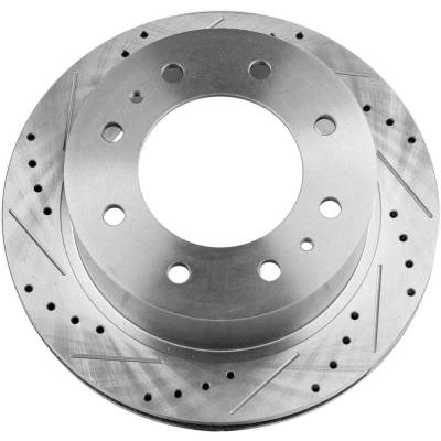 Rareelectrical - Performance Rotor Brake Disc Compatible With Chevrolet Gmc Silverado 2500 Hd Lt 8 Cyl 6.0L Sierra - Image 8