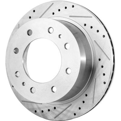 Rareelectrical - Performance Rotor Brake Disc Compatible With Chevrolet Gmc Silverado 2500 Hd Lt 8 Cyl 6.0L Sierra - Image 6