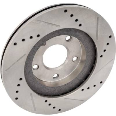 Rareelectrical - New Vented Brake Disc Compatible With Infiniti Nissan Altima Se 6 Cyl 3.5L Maxima Gle 6 Cyl 3.5L I35 - Image 2