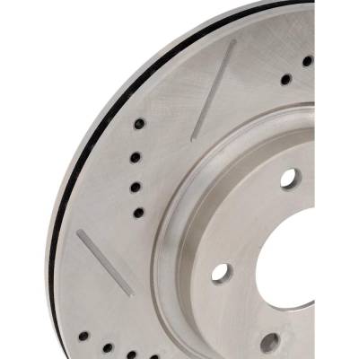 Rareelectrical - New Vented Brake Disc Compatible With Infiniti Nissan Altima Base 6 Cyl 3.5L Altima Sl 6 Cyl 3.5L - Image 4