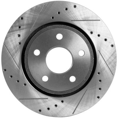 Rareelectrical - Vented Brake Disc Compatible With Jeep Commander 65Th Anniversary Edition 8 Cyl 4.7L Grand Cherokee - Image 1