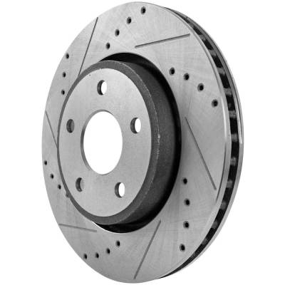 Rareelectrical - Vented Brake Disc Compatible With Jeep Commander 65Th Anniversary Edition 8 Cyl 4.7L Grand Cherokee - Image 3
