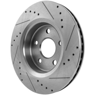 Rareelectrical - Vented Brake Disc Compatible With Jeep Commander 65Th Anniversary Edition 8 Cyl 4.7L Grand Cherokee - Image 6