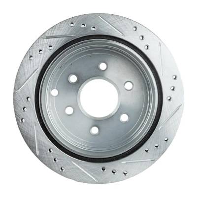 Rareelectrical - New Vented Brake Disc Compatible With Nissan Suzuki Equator Premium 4 Cyl 2.5L Frontier Sl 6 Cyl - Image 4
