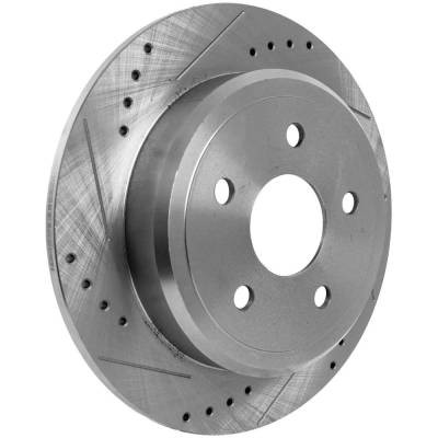 Rareelectrical - Solid Brake Disc Compatible With Jeep Grand Cherokee S Limited 8 Cyl 5.7L Commander Limited 8 Cyl - Image 2