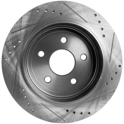 Rareelectrical - Solid Brake Disc Compatible With Jeep Grand Cherokee S Limited 8 Cyl 5.7L Commander Limited 8 Cyl - Image 4