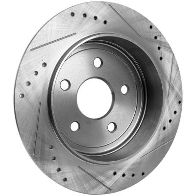 Rareelectrical - Solid Brake Disc Compatible With Jeep Grand Cherokee S Limited 8 Cyl 5.7L Commander Limited 8 Cyl - Image 5