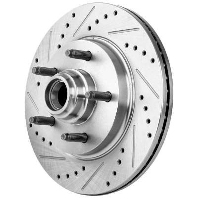 Rareelectrical - OEM Grade Vented Brake Disc Compatible With Ford Lincoln F-150 Base 8 Cyl 4.6L 2000 4-Wheel Abs, - Image 1
