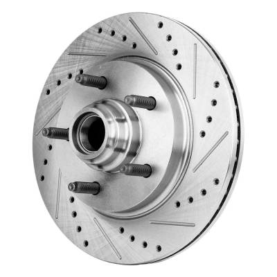 Rareelectrical - OEM Grade Vented Brake Disc Compatible With Ford Lincoln F-150 Base 8 Cyl 4.6L 2000 4-Wheel Abs, - Image 7